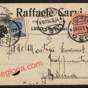 ah9367 - STORIA POSTALE - Ravenna Provincia - Lugo