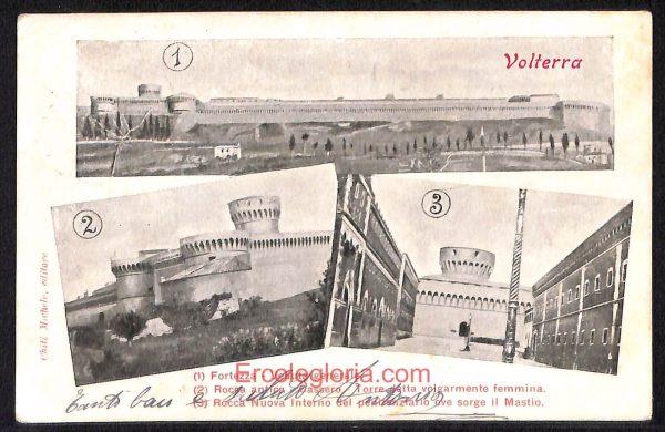 ad7300 - CARTOLINA D'EPOCA - Pisa Provincia - Volterra  1906