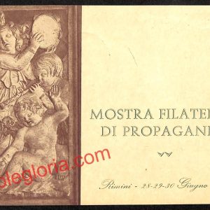 ai0587 - CARTOLINA D'EPOCA - Rimini Città - Mostra Filatelica di Propaganda