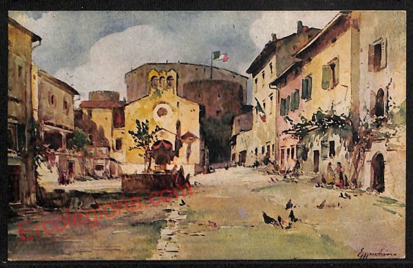 ag1745 - CARTOLINA D'EPOCA - Gorizia Città - Chiesa del Castello