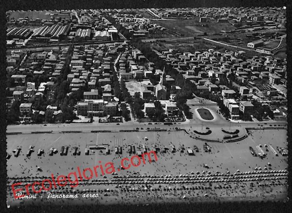 ai0573 - CARTOLINA D'EPOCA - Rimini Città - Panorama