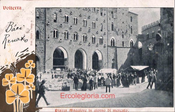 ad7311 - CARTOLINA D'EPOCA - Pisa Provincia - Volterra  1902