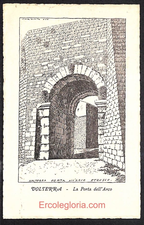 ad7314 - CARTOLINA D'EPOCA - Pisa Provincia - Volterra