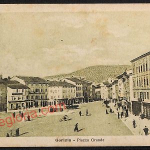 ag1697 - CARTOLINA D'EPOCA - Gorizia Città - Piazza Grande  1917