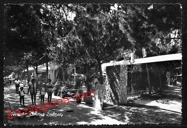 ai0578 - CARTOLINA D'EPOCA - Rimini Città - Dancihg Embassy