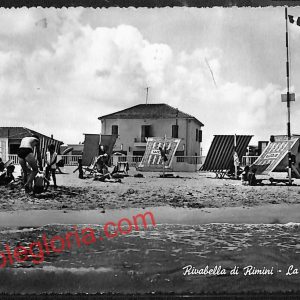 ai0581 - CARTOLINA D'EPOCA - Rimini Città - La Spiaggia