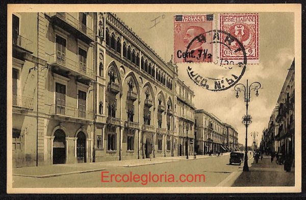 ae0781 - CARTOLINA  D'EPOCA - Bari Città - Corso Vittorio Emanuele