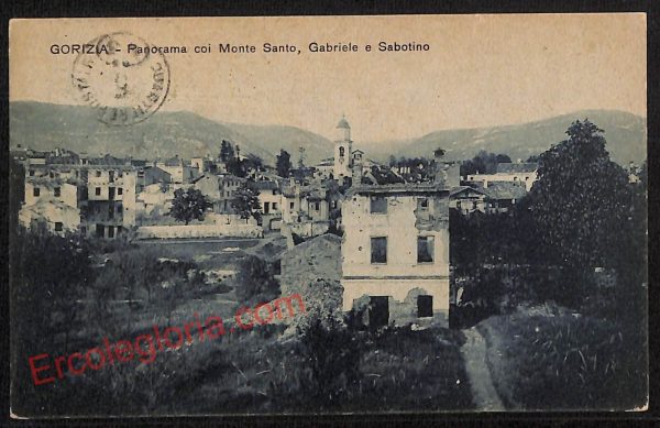 ag1698 - CARTOLINA D'EPOCA - Gorizia Città - Panorama  1924