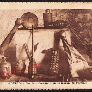 ag1699 - CARTOLINA D'EPOCA - Gorizia Città - Bombe e granate a mano