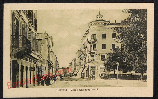 ag1700 - CARTOLINA D'EPOCA - Gorizia Città - Corso Giuseppe Verde