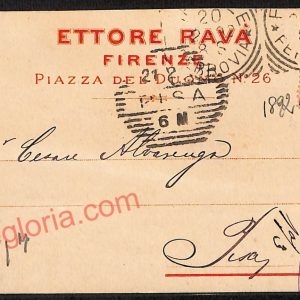 ae7281 - CARTOLINA D'EPOCA - Firenze Città - Ettore Rava  1892