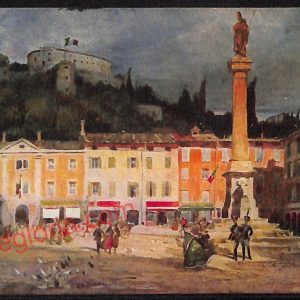 ag1705 - CARTOLINA D'EPOCA - Gorizia Città - Piazza Grande  1920
