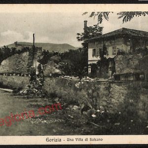 ag1712 - CARTOLINA D'EPOCA - Gorizia Città - Villa di Salcano
