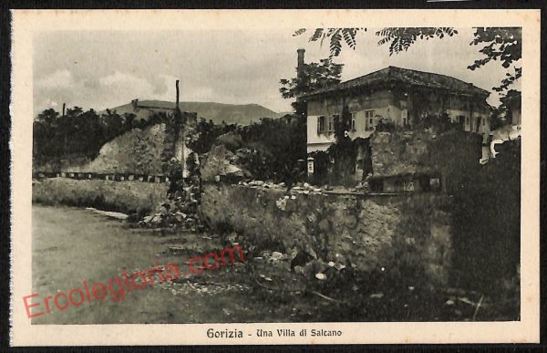 ag1712 - CARTOLINA D'EPOCA - Gorizia Città - Villa di Salcano