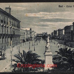 ae0785 - CARTOLINA  D'EPOCA - Bari Città - Corso Vittorio Emanuele  1928