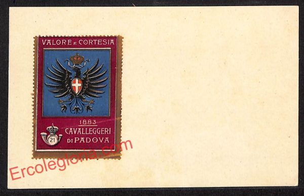 ah4144 - CARTOLINA D'EPOCA - Padova Città - Cavalleggeri di Padova