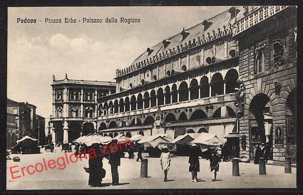 ah4145 - CARTOLINA D'EPOCA - Padova Città - Piazza Erbe