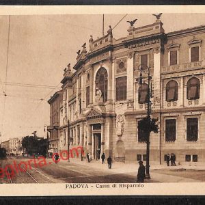 ah4146 - CARTOLINA D'EPOCA - Padova Città - Cassa di Risparmio