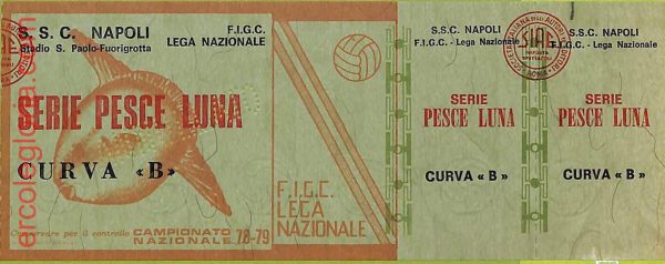 ZA1091 - Vecchio  BIGLIETTO PARTITA  CALCIO -  1978/1979: Napoli - immagine 3