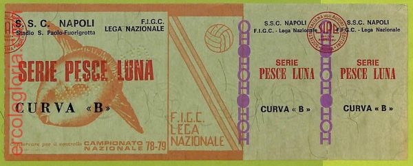 ZA1091 - Vecchio  BIGLIETTO PARTITA  CALCIO -  1978/1979: Napoli - immagine 4