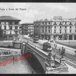 ah4147 - CARTOLINA D'EPOCA - Padova Città - Ponte e Corso del Popolo