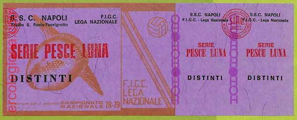 ZA1092 - Vecchio  BIGLIETTO PARTITA  CALCIO -  1978/1979: Napoli - immagine 5