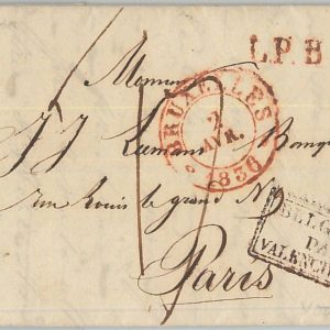 65725 - BELGIUM - POSTAL HISTORY: prefilatelic COVER: BELGIQUE to VALENCIENNES