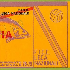 ZA1153 - Vecchio  BIGLIETTO PARTITA  CALCIO -  1978/1979: Napoli