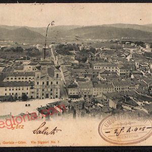 ag1718 - CARTOLINA D'EPOCA - Gorizia Città - Panorama  1902