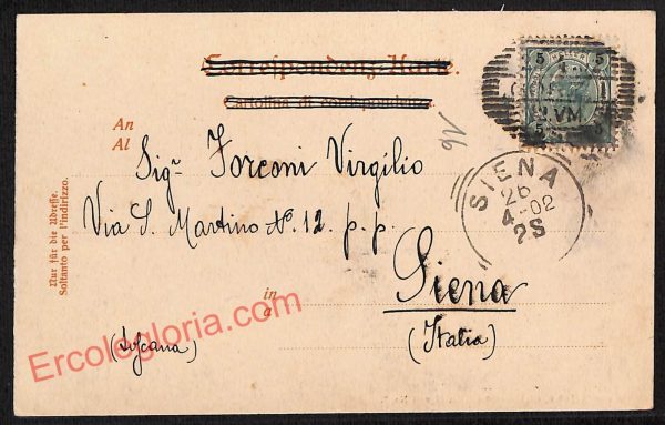 ag1718 - CARTOLINA D'EPOCA - Gorizia Città - Panorama  1902 - immagine 2