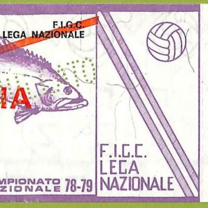 ZA1156 - Vecchio  BIGLIETTO PARTITA  CALCIO -  1978/1979: Napoli