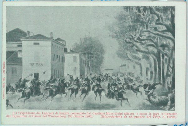 85804 - CARTOLINA d'Epoca REGGIMENTALE -  MANTOVA provincia -  GAZZOLDO