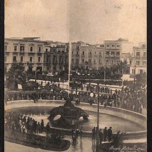 ae0828 - CARTOLINA  D'EPOCA - Bari Città - Fontana 1915
