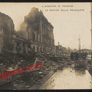 ag8525 - CARTOLINA D'EPOCA - Messina Città - Le Rovine della Palazzata