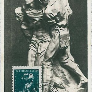 30281  - YUGOSLAVIA - POSTAL HISTORY - MAXIMUM CARD Military, Sculpture, 1951