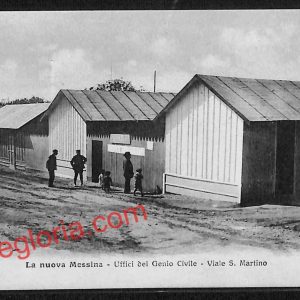 ag8548 - CARTOLINA D'EPOCA - Messina Città - Uffici del Genio Civili