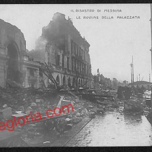 ag8560 - CARTOLINA D'EPOCA - Messina Città - Le Rovine della Palazzata