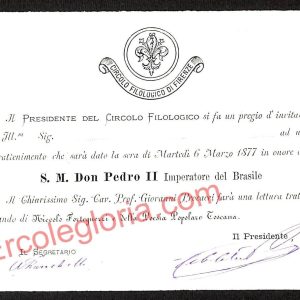 ae7346 - CARTONCINO D'EPOCA - Firenze - Circolo Filologico di Firenze