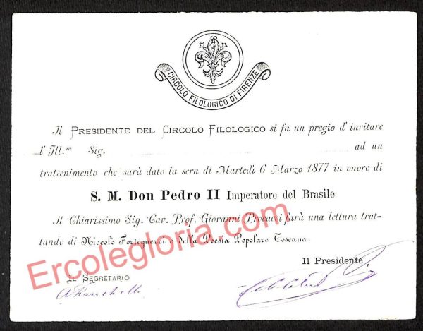 ae7346 - CARTONCINO D'EPOCA - Firenze - Circolo Filologico di Firenze