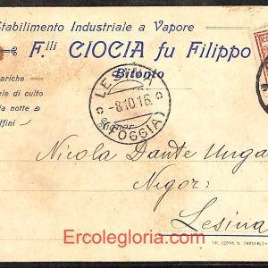 ae0843 - CARTOLINA  D'EPOCA - Bari Provincia - Bitonto  1916