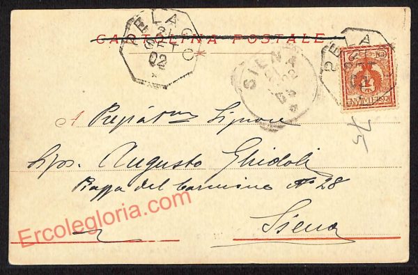 ae7348 - CARTOLINA D'EPOCA - Firenze Città - Collettoria  1902