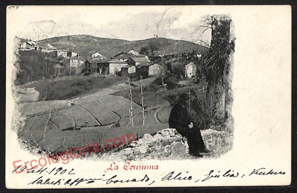 ae7348 - CARTOLINA D'EPOCA - Firenze Città - Collettoria  1902 - immagine 2