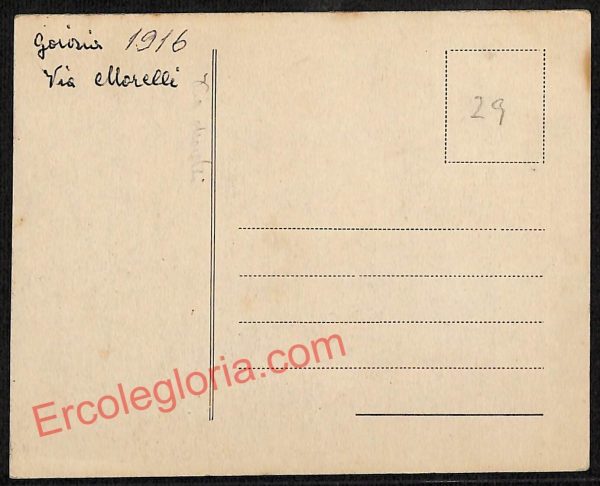 ag1757 - CARTOLINA D'EPOCA - Gorizia Città - Via Marelli - immagine 2