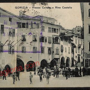 ag1750 - CARTOLINA D'EPOCA - Gorizia Città - Piazza Cavour  1924