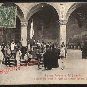 ae7352 - CARTOLINA D'EPOCA - Firenze Città - Palazzo Pretorio  1902