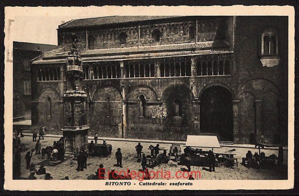 ae0848 - CARTOLINA  D'EPOCA - Bari Provincia - Bitonto  1936
