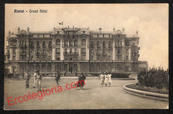 ai0596 - CARTOLINA D'EPOCA - Rimini Città - Grand Hotel
