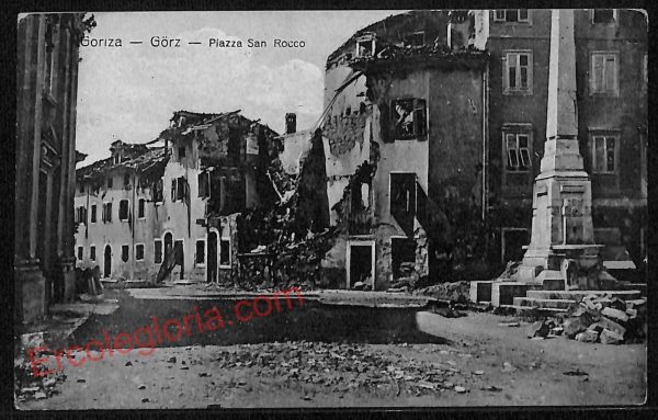 ag1754 - CARTOLINA D'EPOCA - Gorizia Città - Piazza San Rocco
