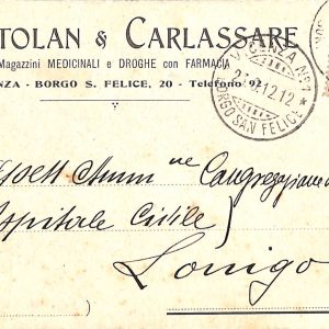 ab4193 -  CARTOLINA  D'EPOCA - Vicenza