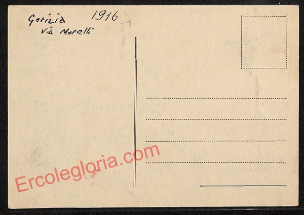 ag1759 - CARTOLINA D'EPOCA - Gorizia Città - Via Morelli - immagine 2